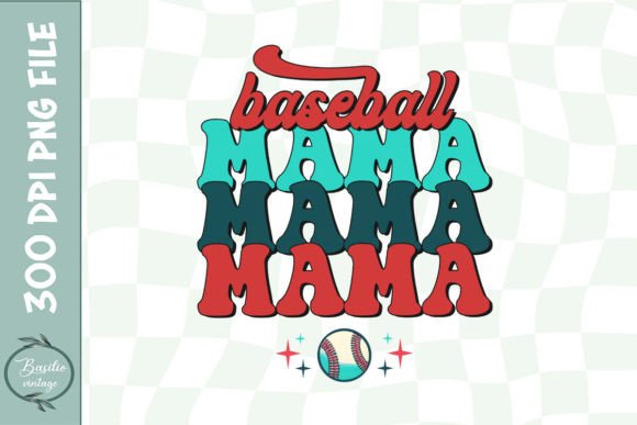 Baseball Mama PNG: A Versatile Graphic for Crafts and Designers