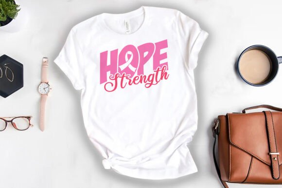 Hope Strength Breast Cancer SVG Crafts Graphics Review