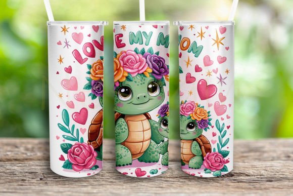 Mother s Day Love My Mom Tumbler Wrap Graphics and Crafts Review