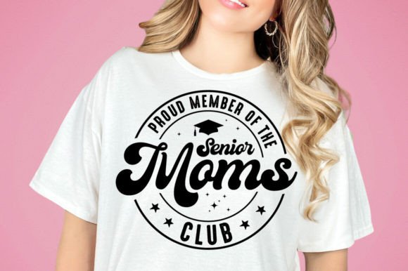 Proud Member of Senior Moms Club Svg Png: A Versatile Graphic Design Asset for Crafts and Branding