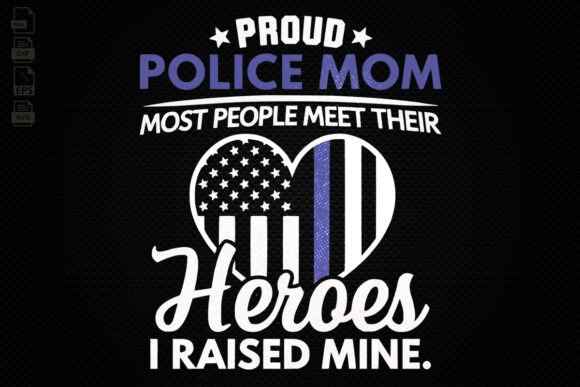 Proud Police Mom Graphics for Crafts: A Detailed Review for Handmade Creators