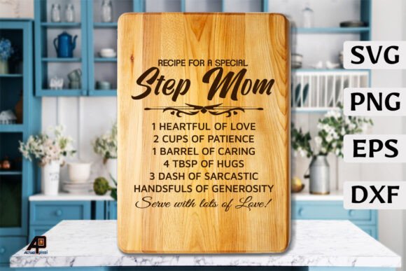 Recipe for Step Mom Funny Quotes Graphics and Crafts Review